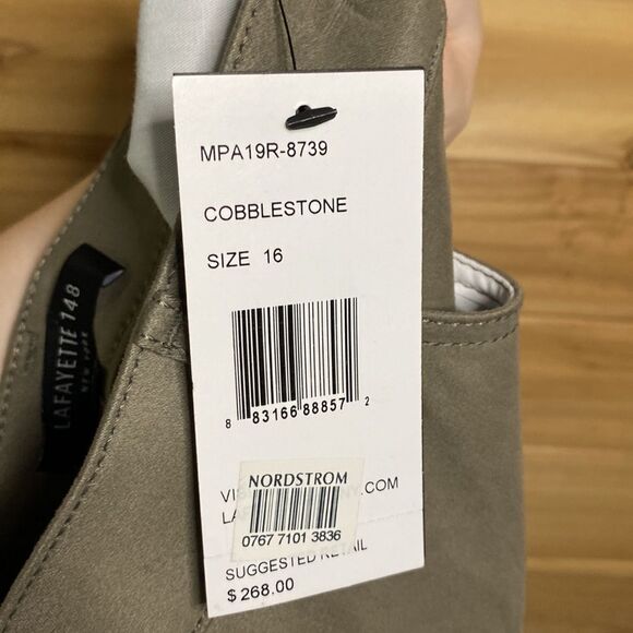 NWT Lafayette 148 Size 16 Thompson Bootcut Pants - Picture 10 of 12